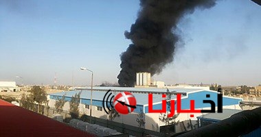 حريق مصنع ملابس بالاسكندرية