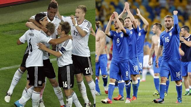 نتيجة مباراة إيطاليا وألمانيا
