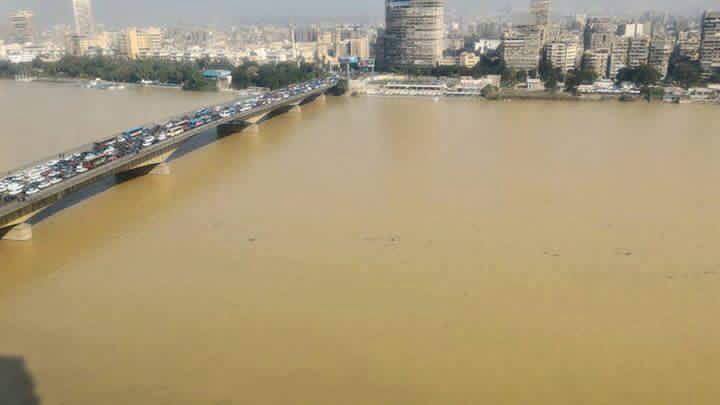 سبب عكارة ماء النيل