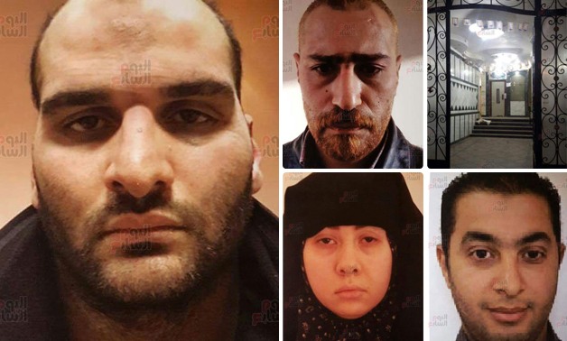 صور المتورطين في حادث الكنيسة