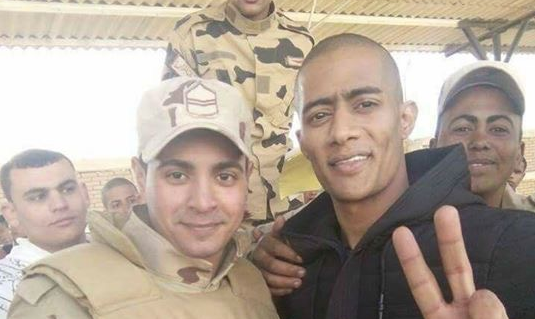 محمد رمضان في الجيش